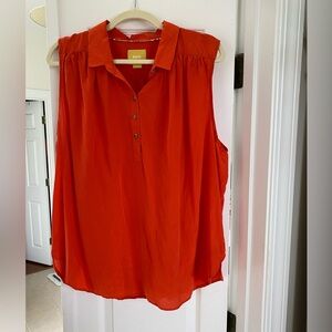 Maeve large 100% silk top